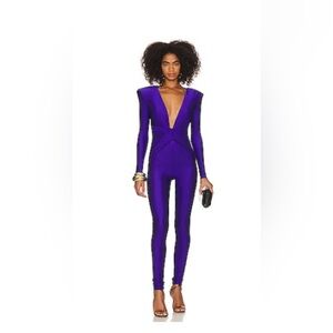 New Ronny Kobo Collection Vibrant Purple Jumpsuit NWOT